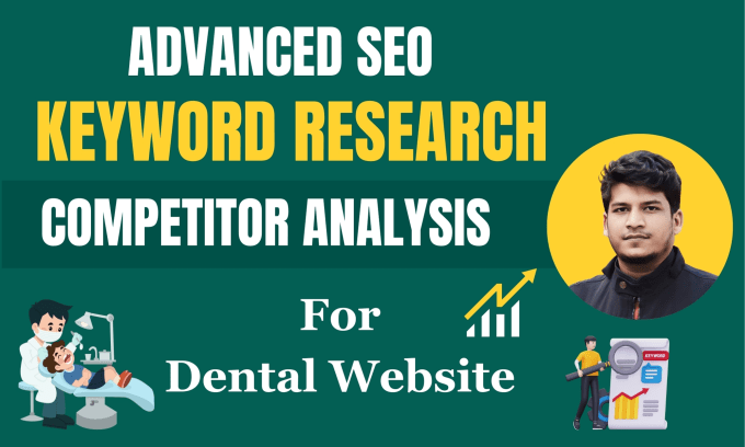 Gig Preview - Best advanced SEO keyword research for dentist and health website