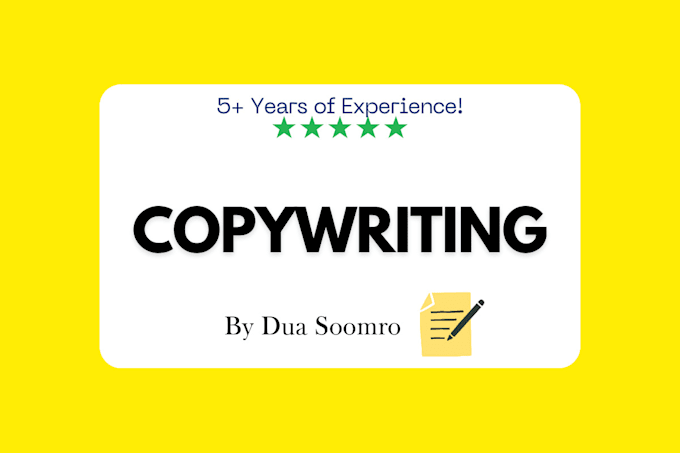 Gig Preview - Be your best copywriter for writing persuasive sales, website copy