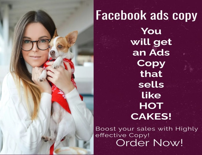 Gig Preview - Write irresistible facebook ads copy, sales copy that converts, copywriting