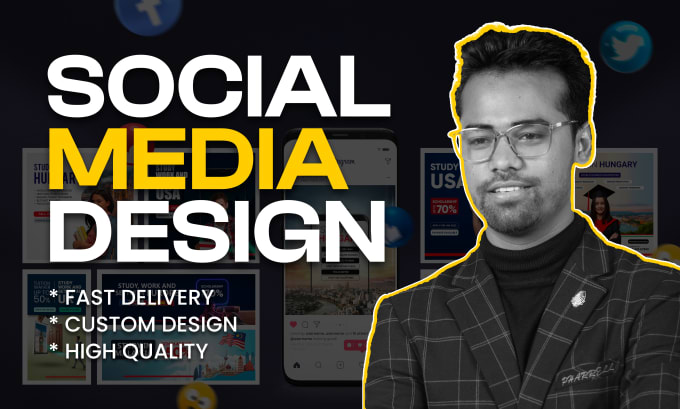 Gig Preview - Do creative social media design, post, banner ads