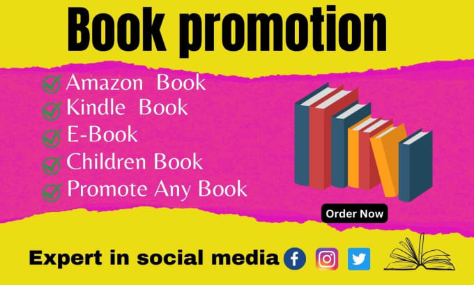 Bestseller - do amazon book promotion and ebook marketing on social media service