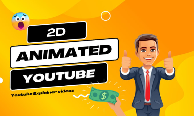 Gig Preview - Do 2d cartoon animated explainer video for youtube