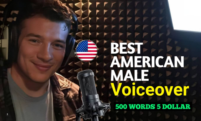 Gig Preview - Voice an american male voice over in american english