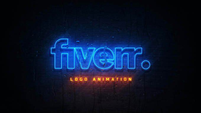 Gig Preview - Create an amazing epic neon light logo animation intro video