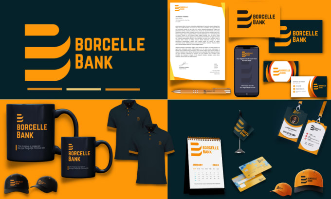 Gig Preview - Do company logo, brand identity design and business branding kit