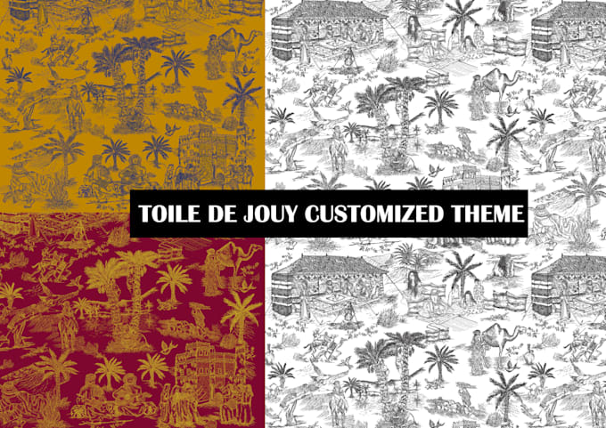 Gig Preview - Create customize and traditional toile pattern