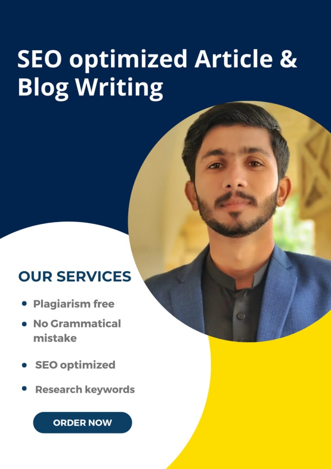 Gig Preview - Do SEO article writing, content writing and blog writing