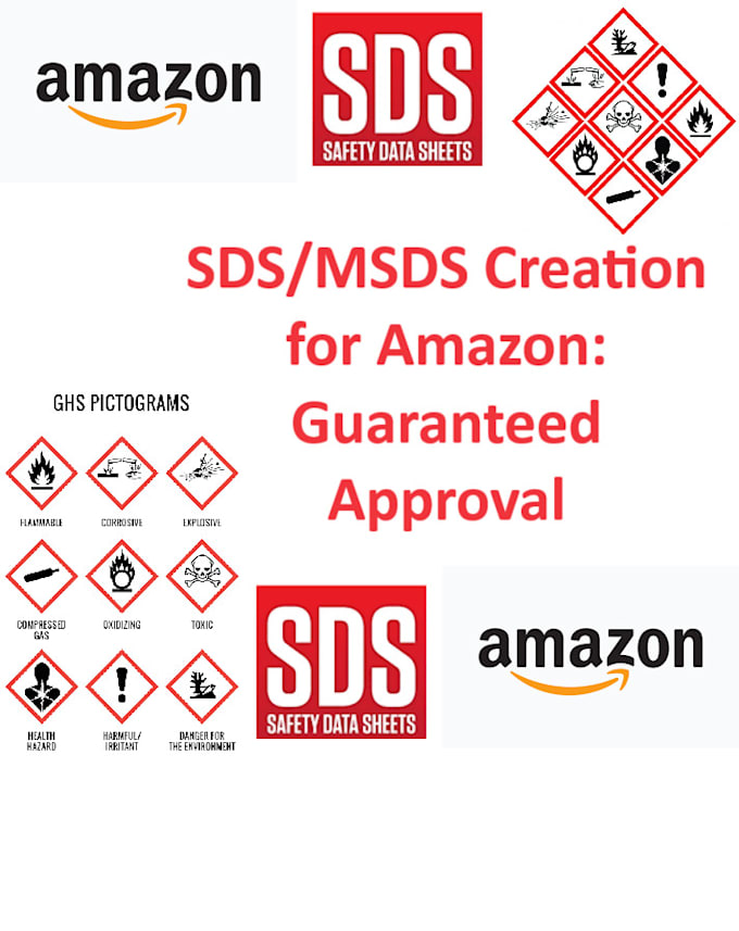 Gig Preview - Create ghs sds or msds for your chemical product for amazon approval