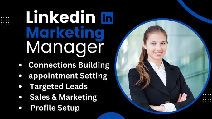 Gig Preview - Do linkedin marketing, and b2b lead generation