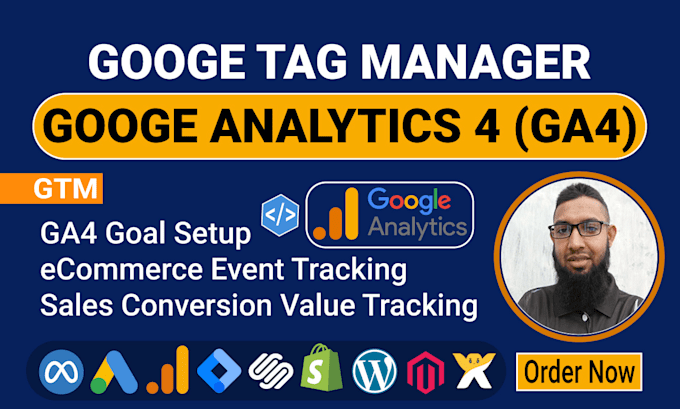 Gig Preview - Setup ga4, fix google analytics 4, and server side tracking