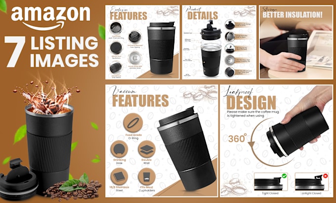 Bestseller - do amazon listing images product infographic lifestyle or bol products