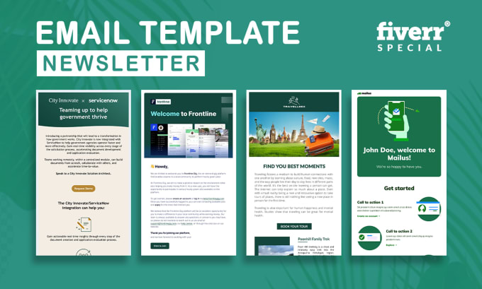 Gig Preview - Design urgent responsive HTML email template or newsletter design within 6 hours