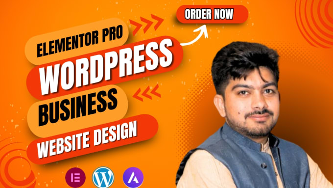 Gig Preview - Design, redesign, and develop a business website with elementor pro