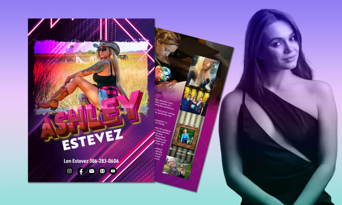 Gig Preview - Design epk artist social media reel kit