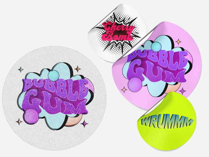 Gig Preview - Design 3d pop art comic logo for you