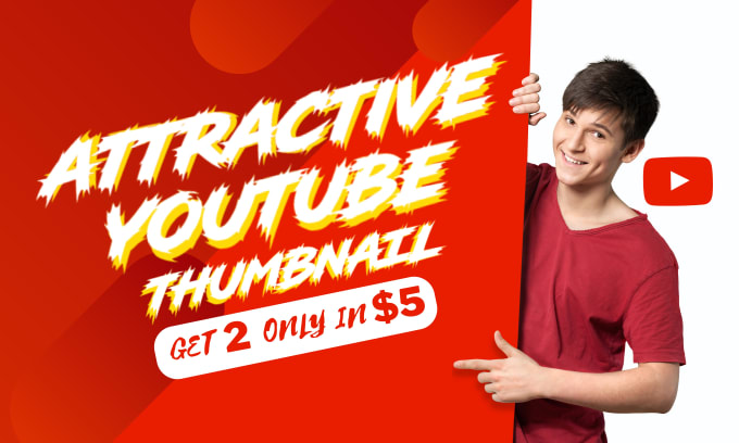 Gig Preview - Design amazing,attractive and eye catching youtube thumbnail for boosting views