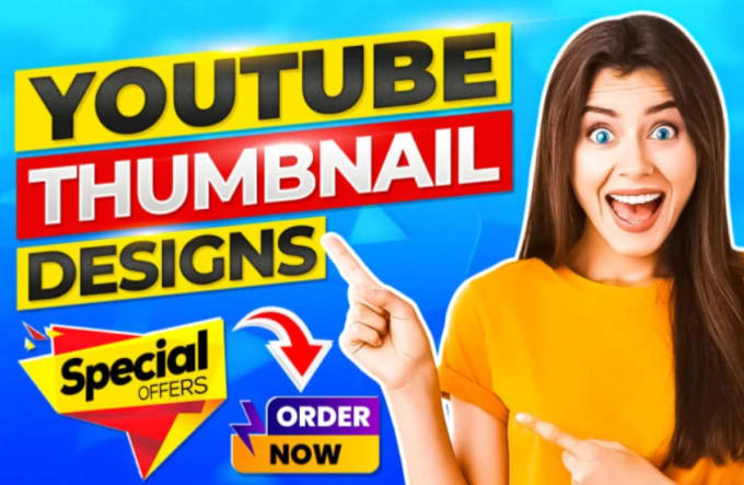 Gig Preview - Create amazing clickbait you tube thumbnails