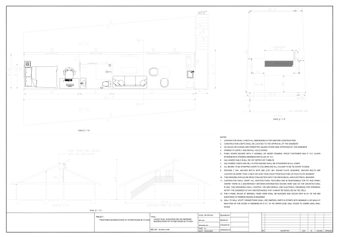 Gig Preview - Do architectural and structural design reviews for permit