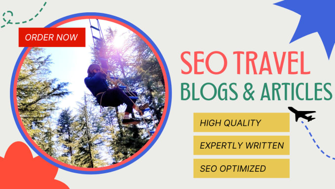 Gig Preview - Write SEO travel articles or blog posts for you