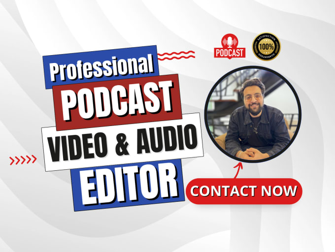 Gig Preview - Do professional podcast video and audio editing