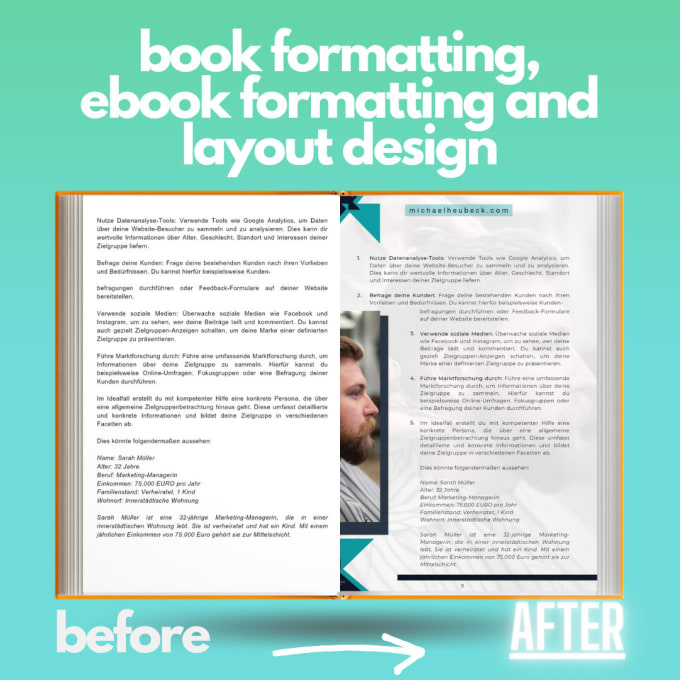 Gig Preview - Do book formatting, ebook formatting and layout design