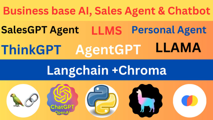 Gig Preview - Develop business ai agent, sales agent,chatbot using deepseek, chatgpt,salesgpt