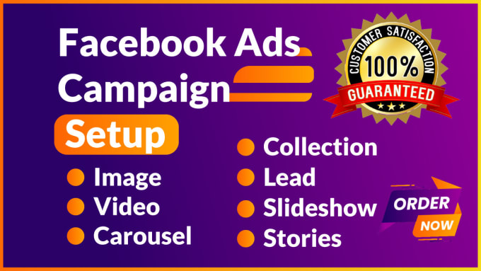 Gig Preview - Create mete facebook ads campaign and ads library business manager account setup