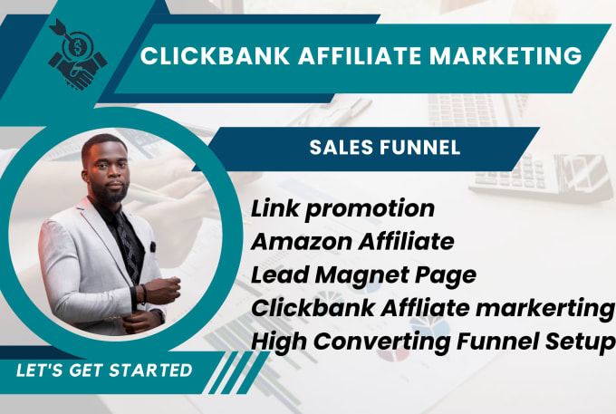 Gig Preview - Do clickbank affiliate marketing, clickbank promotion, sales funnels amazon fba