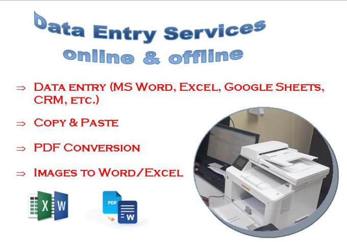 Gig Preview - Provide confidential professional data entry typing services