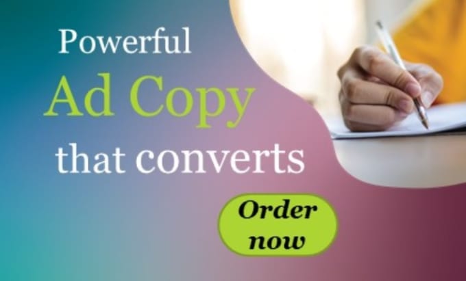 Gig Preview - Write highly converting ad copy as your copywriter