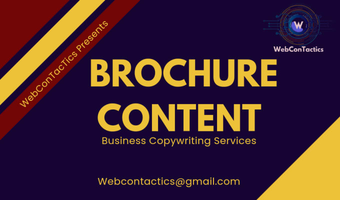 Gig Preview - Write captivating brochure content, business flyer, company profile