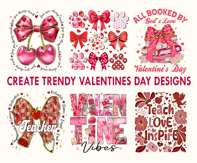 Gig Preview - Create trendy valentines day designs