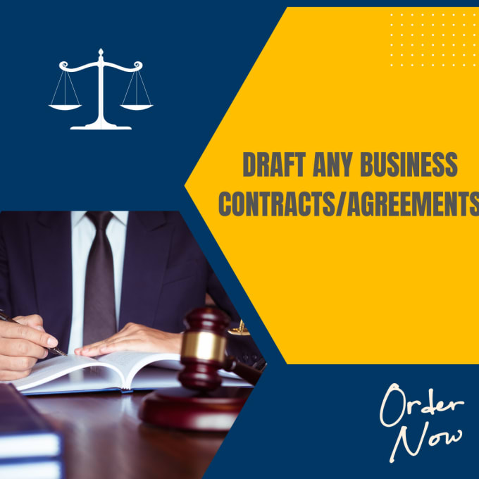 Gig Preview - Be your corporate attorney and draft any contract