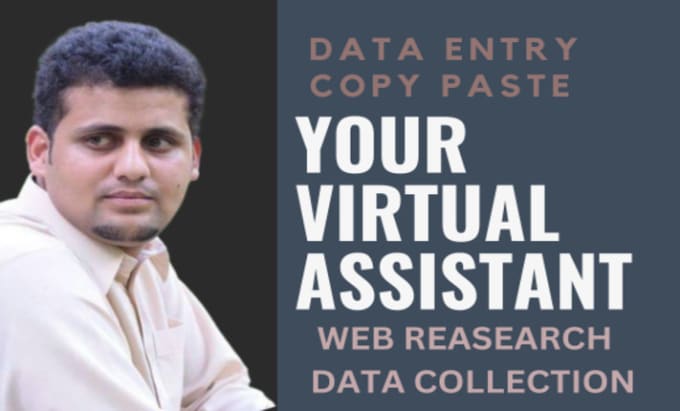 Gig Preview - Do data entry,web research,data collection,copy paste as your virtual assistant