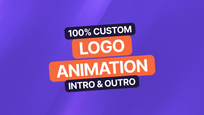 Gig Preview - Do professional logo animation for your brand or product