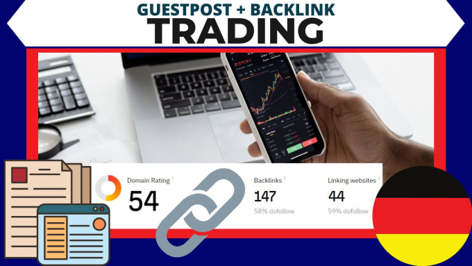 Gig Preview - Boost your SEO with guest post and backlink from dr54 trading website