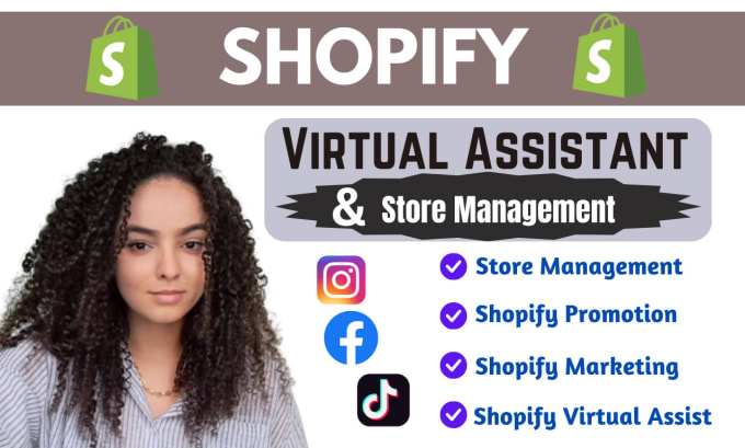 Gig Preview - Manage your shopify dropshipping store, shopify virtual assistant and manager