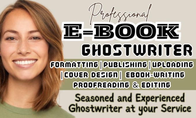 Gig Preview - Ghostwriter 30k ebook, book formatting for amazon kdp, amazonkdp book publishing