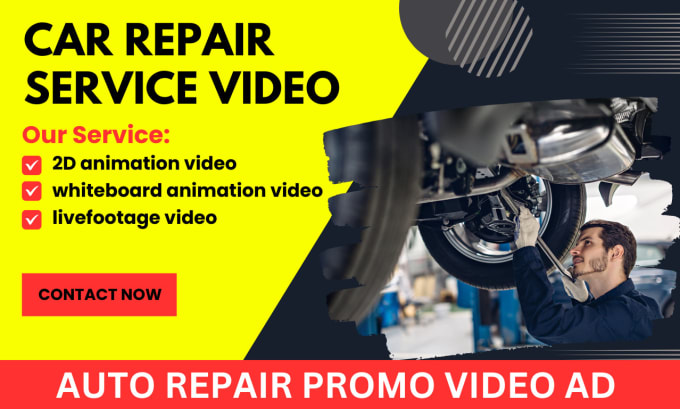 Gig Preview - Do auto car towing service car repair service promo video