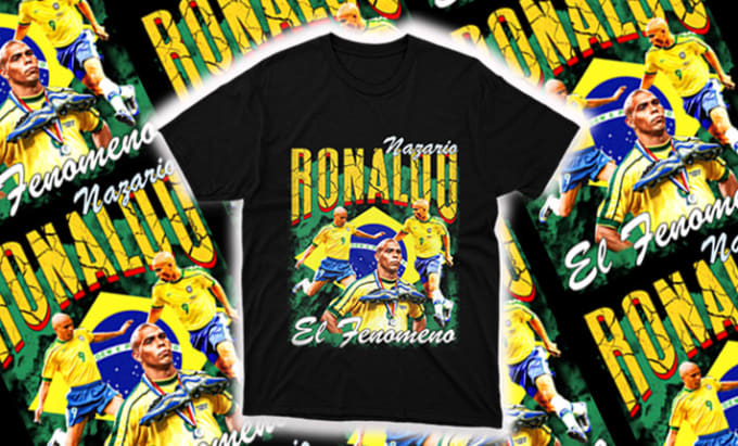 Gig Preview - Create a t shirt design for your favorite soccer player