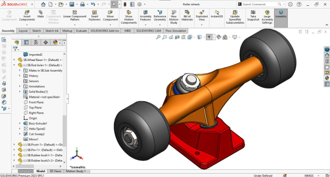 Part moves after rebuild even if all parts are fixed in assembly? : r/ SolidWorks