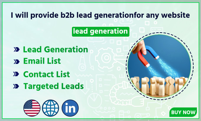 Gig Preview - Provide b2b lead generation for any website