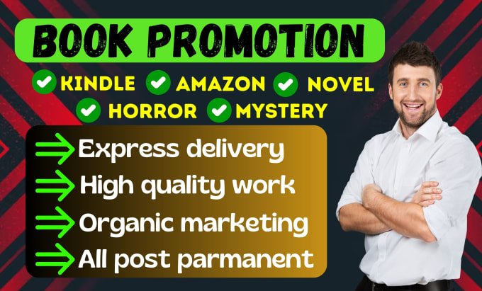 Gig Preview - Provide professional book promotion and marketing