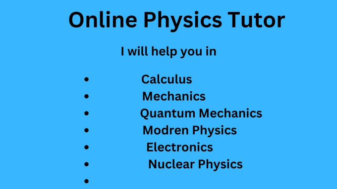 Gig Preview - Tutor of physics lab and latex issues