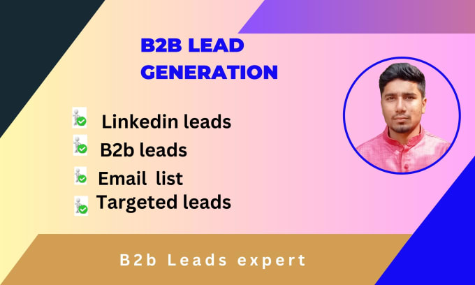 Gig Preview - Do collect b2b leads, lead prospecting, mail lists for any industry