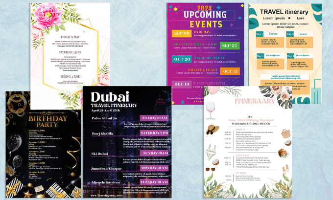 Gig Preview - Design invitation, wedding, birthday and greeting card