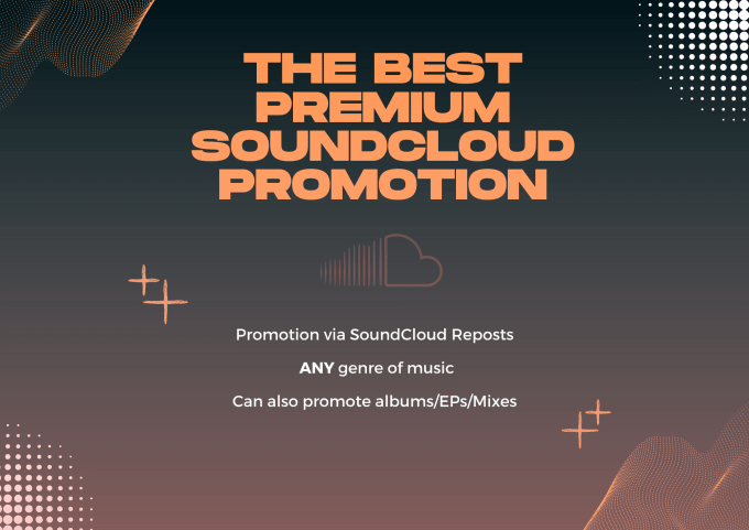 Gig Preview - Offer soundcloud promotion through reposts