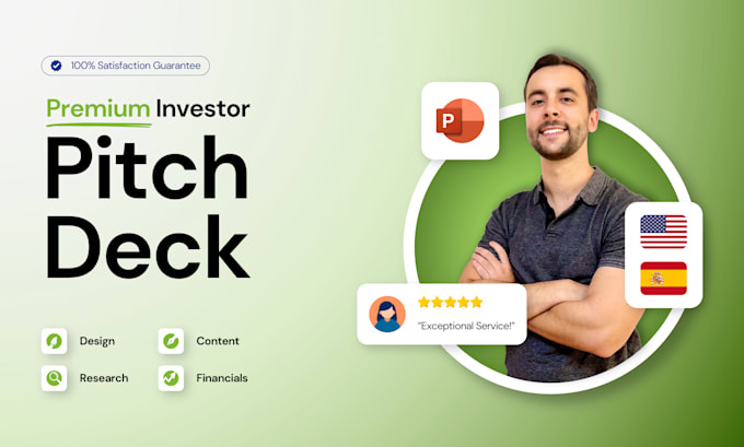 Gig Preview - Research, write and design a premium investor pitch deck