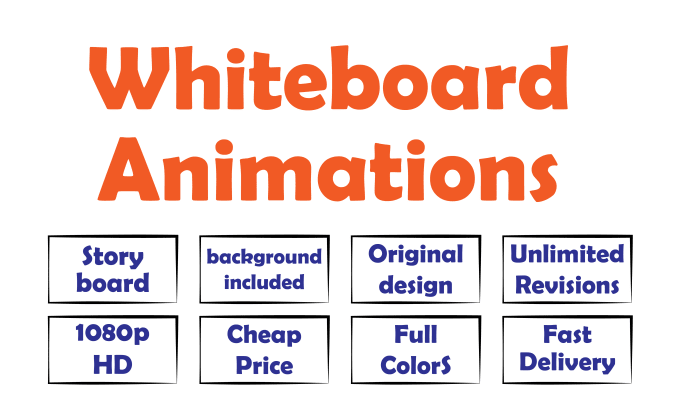 Gig Preview - Create a professional whiteboard animation explainer video