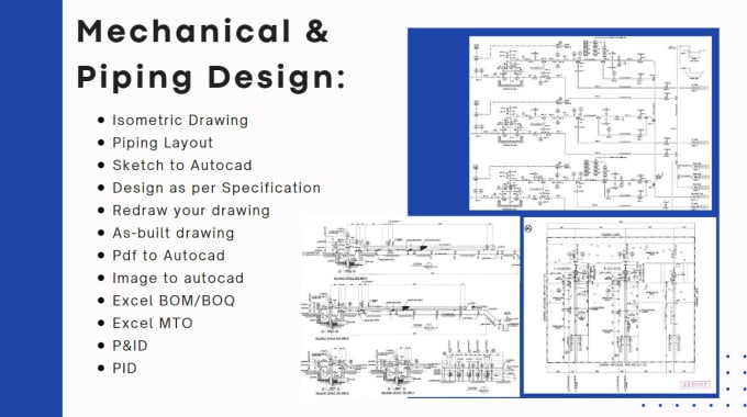 Gig Preview - Make piping and instrument diagram with legends